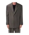 Fear Of God Grey Single-breasted Wool Blazer Men In Gray
