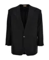 Fear Of God Wool Double-breasted Blazer In Black