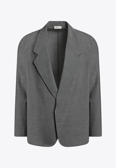 Fear Of God Single-breasted Wool Blend Blazer