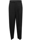 Fear Of God Single Pleat Eternal Trousers In Black