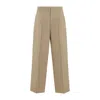 Fear Of God Single Pleat Wool Trousers With Belt Loops In Pink