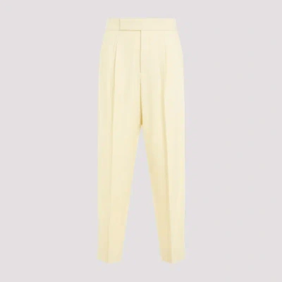 Fear Of God Single Pleat Tapered Trousers 50 In Yellow