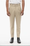 Fear Of God Single-pleated Virgin Wool Pants With Belt Loops