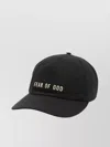 Fear Of God Six-panel Cap With Curved Peak