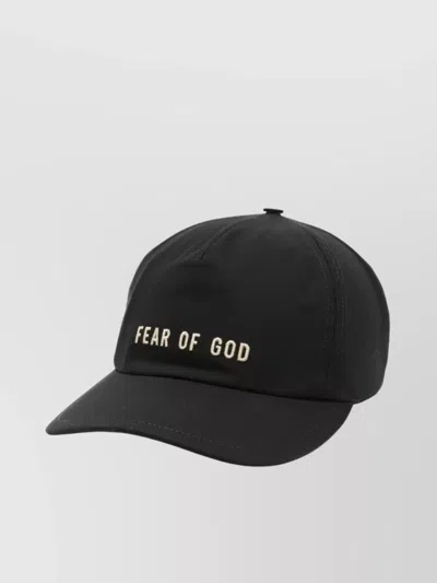 FEAR OF GOD SIX-PANEL CAP WITH CURVED PEAK