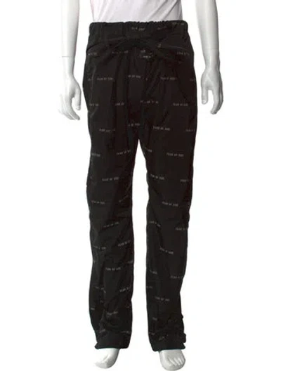 Pre-owned Fear Of God Sixth Collection Joggers In Black