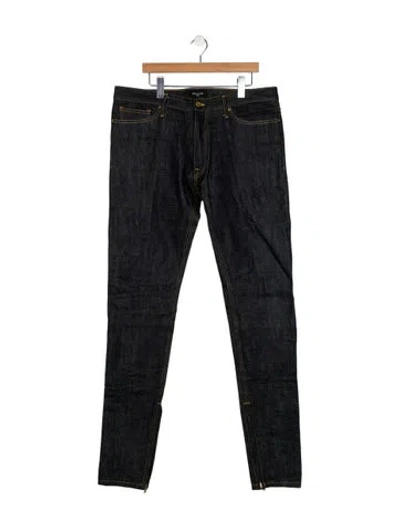 Pre-owned Fear Of God Skinny Jeans In Blue