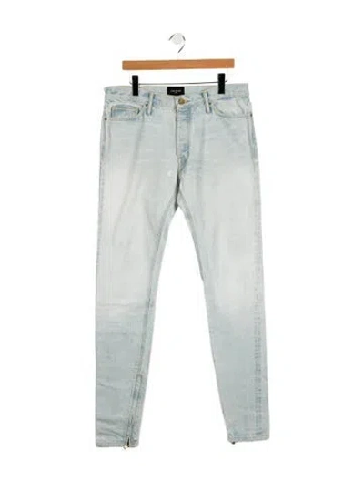Pre-owned Fear Of God Skinny Jeans In Blue
