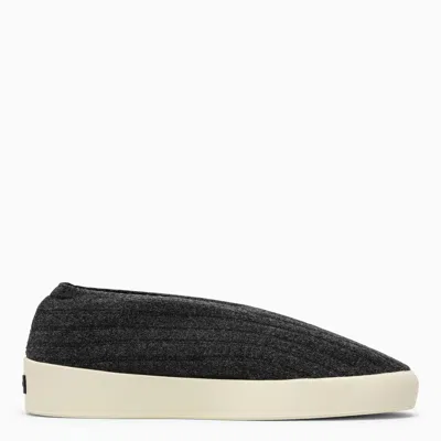 FEAR OF GOD FEAR OF GOD SLIP ON MOC KNIT BLACK MÉLANGE