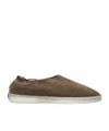 Fear Of God Leather Sneakers In Green