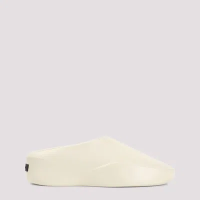 Fear Of God Logo Patch Slip-on Runner Sneakers In White