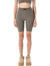 Fear Of God Knit Biker Shorts With Ribbed Texture In Brown