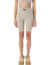 Fear Of God Soft Rib Biker Shorts In Brown