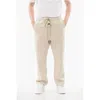Fear Of God Solid Color Cotton Joggers With Contrasting Logo Patch