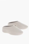 Fear Of God Solid Color Rubber Eva Runner Slides With Cut-out Details In Gray
