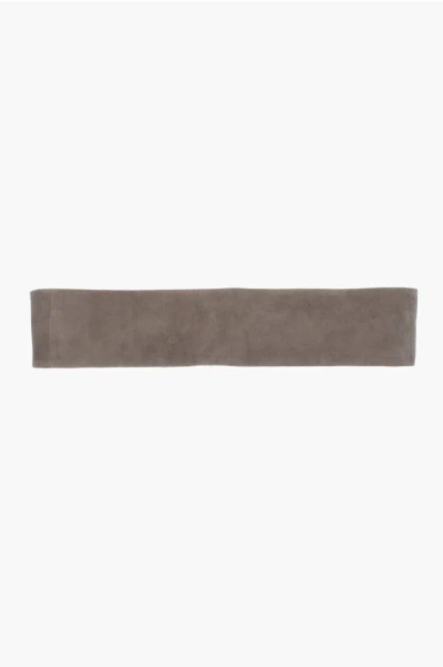 Fear Of God Solid Color Suede Cummerbund In Brown
