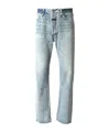 Fear Of God Straight 5 Pocket Jeans Light Blue In Gray