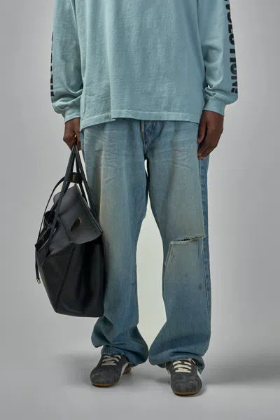 Fear Of God Straight 5 Pocket Jean In Blue