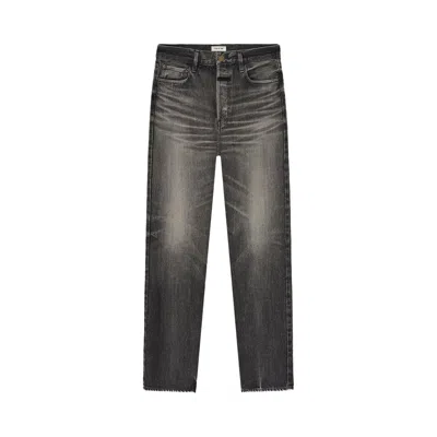 Pre-owned Fear Of God Straight 5 Pocket Jean 'rinsed Black' | Men's Size 34