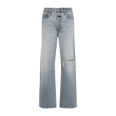 Fear Of God Straight 5 Pocket Jeans In Animal Print