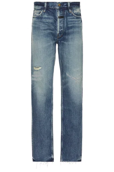 Fear Of God 'classic 5 Poches' Jeans In Blue