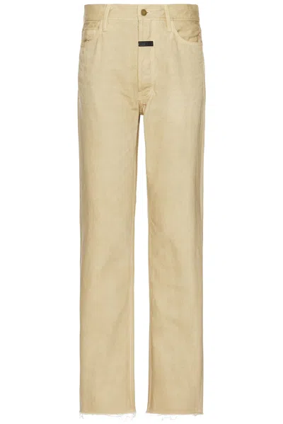 Fear Of God Straight 5 Pocket In Washed Dune