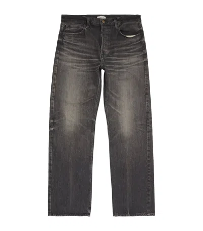 Fear Of God Straight Jeans In Black