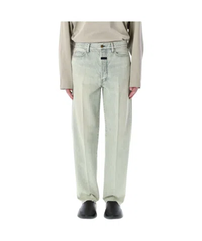 FEAR OF GOD FEAR OF GOD STRAIGHT-LEG FRAYED-EDGE JEANS