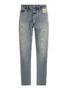 Fear Of God Straight Leg Jeans In Blue