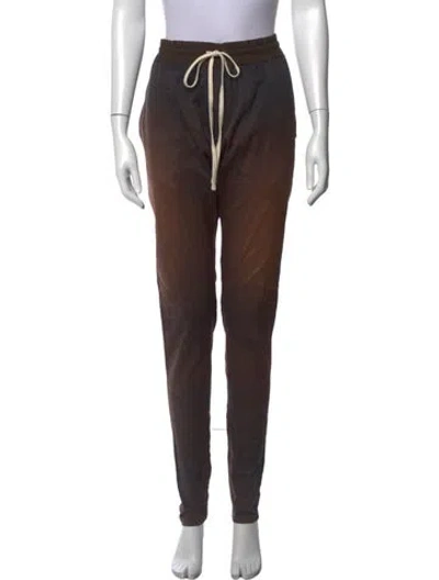 Pre-owned Fear Of God Straight Leg Pants In Brown