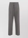 Fear Of God Straight Leg Pants Drawstring Waist In Blue