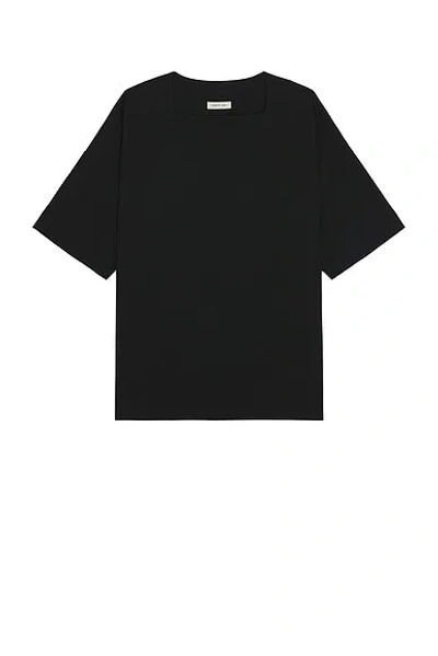 Fear Of God Straight Neck Ss Top In Black