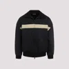 Fear Of God Black Stripe Track Jacket In Black