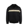 Fear Of God Black Stripe Track Jacket In Black