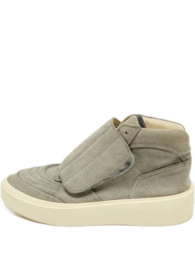 Pre-owned Fear Of God Suede High-top Sneakers In Gray