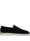 Fear Of God Suede Loafers With Rubber Sole And Round Toe In Black