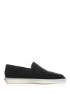 Fear Of God Suede Loafer With Rubber Sole Scarpe Basse Black In Green