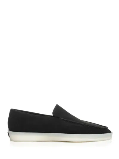 Fear Of God Suede Loafer With Rubber Sole Scarpe Basse Black In Green