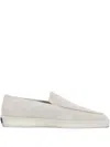 Fear Of God Suede Loafers With Minimalist Design And Refined Finish In White