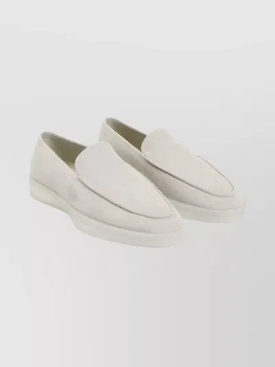 Fear Of God Suede Loafers With Rubber Sole And Round Toe In Neutral
