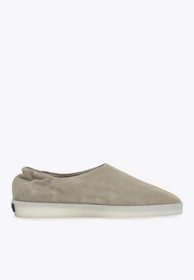 FEAR OF GOD SUEDE LOW-TOP SNEAKERS