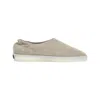Fear Of God Beige Mules With Logo Patch On The Back And Elasticized Heel In Suede Man