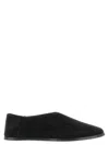 Fear Of God Suede Slip On Flat Shoes Brown In Black