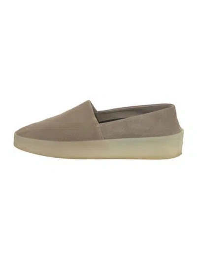 Pre-owned Fear Of God Suede Sneakers In Neutral