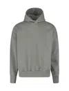Fear Of God Hooded Sweatshirt With Ribbed Cuffs And Hem In Gray