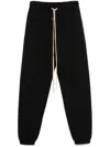 Fear Of God Elastic Waistband Sports Pants Drawstring In Black