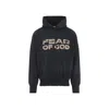 Fear Of God Hooded Knitwear With Ribbed Cuffs And Hem In Black