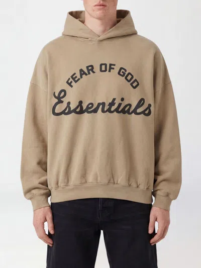 Fear Of God Sweatshirt Men Color Beige In Brown