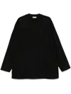 Fear Of God Crew Neck Eternal Brushed Cotton Sweatshirt In Schwarz