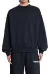 Fear Of God Man Black Sweatshirts In Black